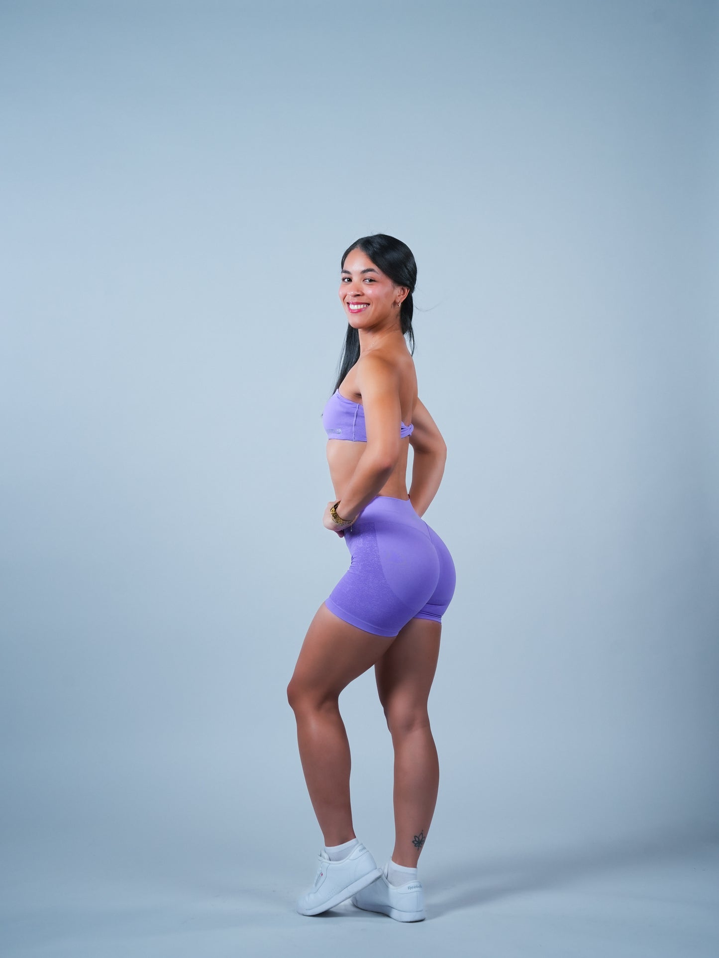 Set workout top lilac