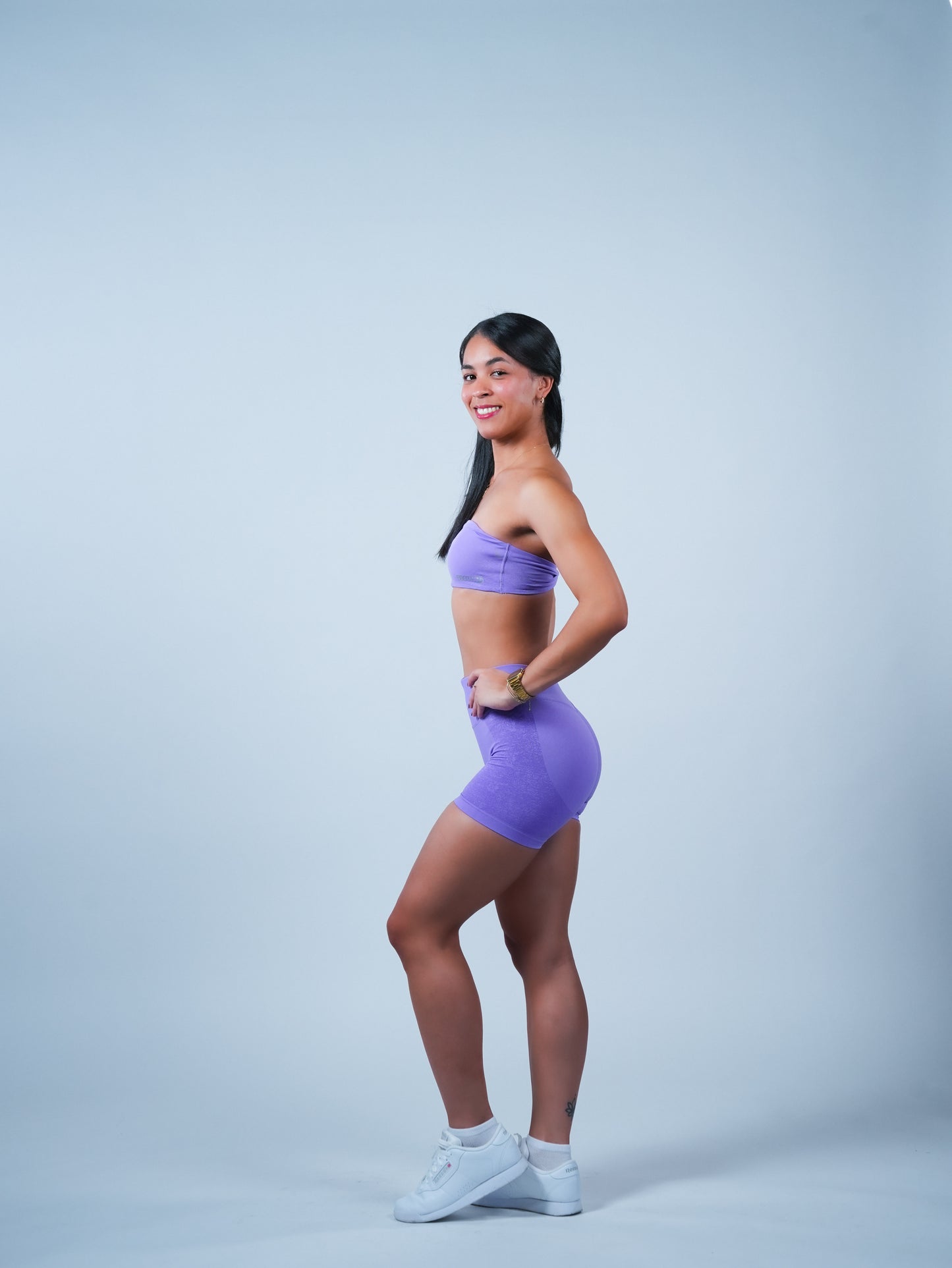 Set workout top lilac