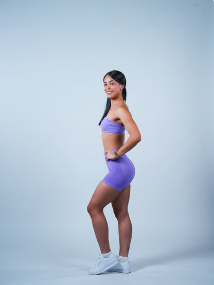 Set workout top lilac