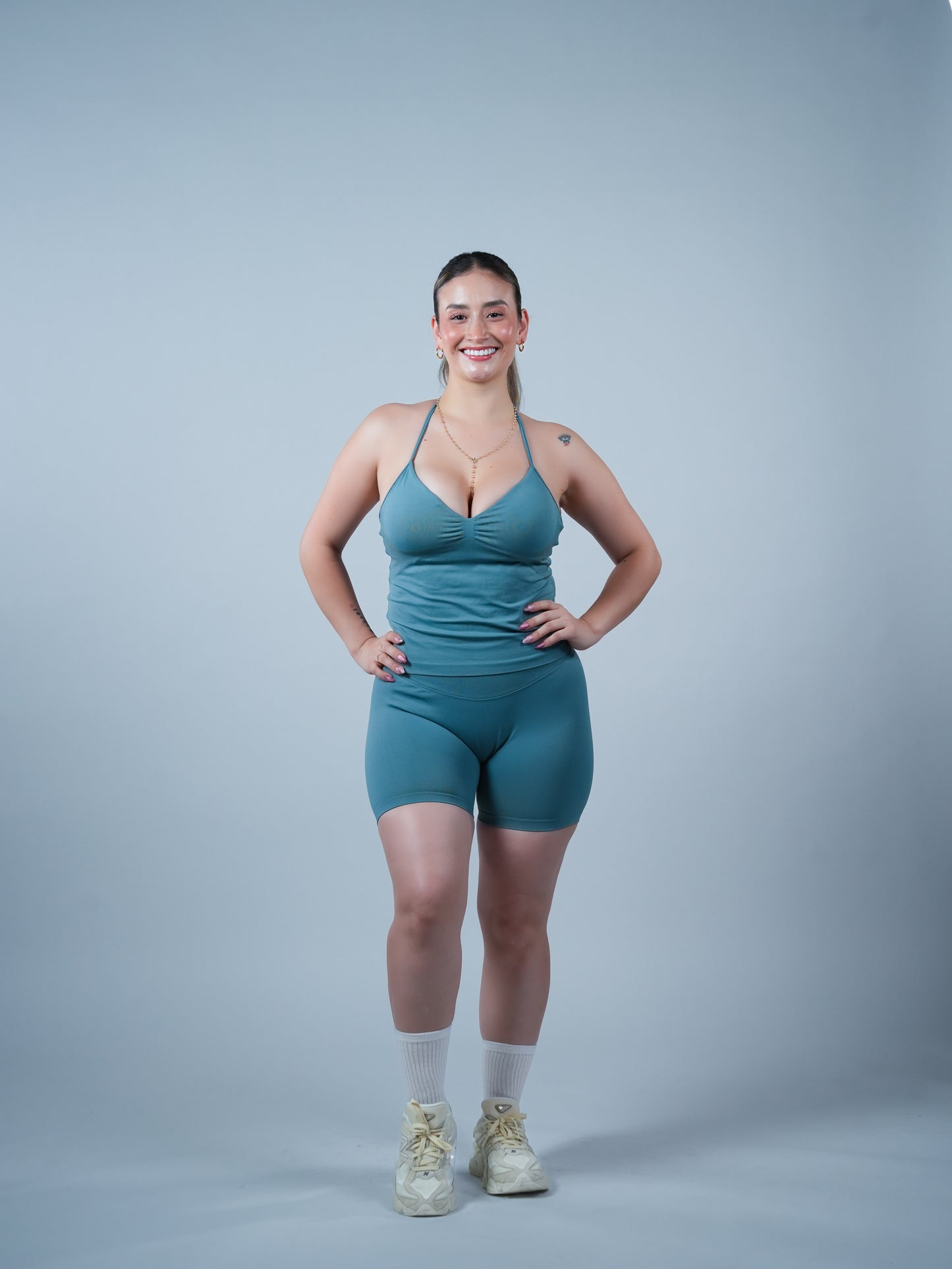 Set Workout Long Top Gray