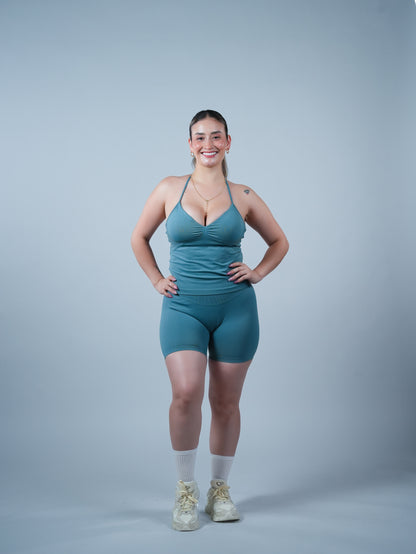 Set Workout Long Top Gray