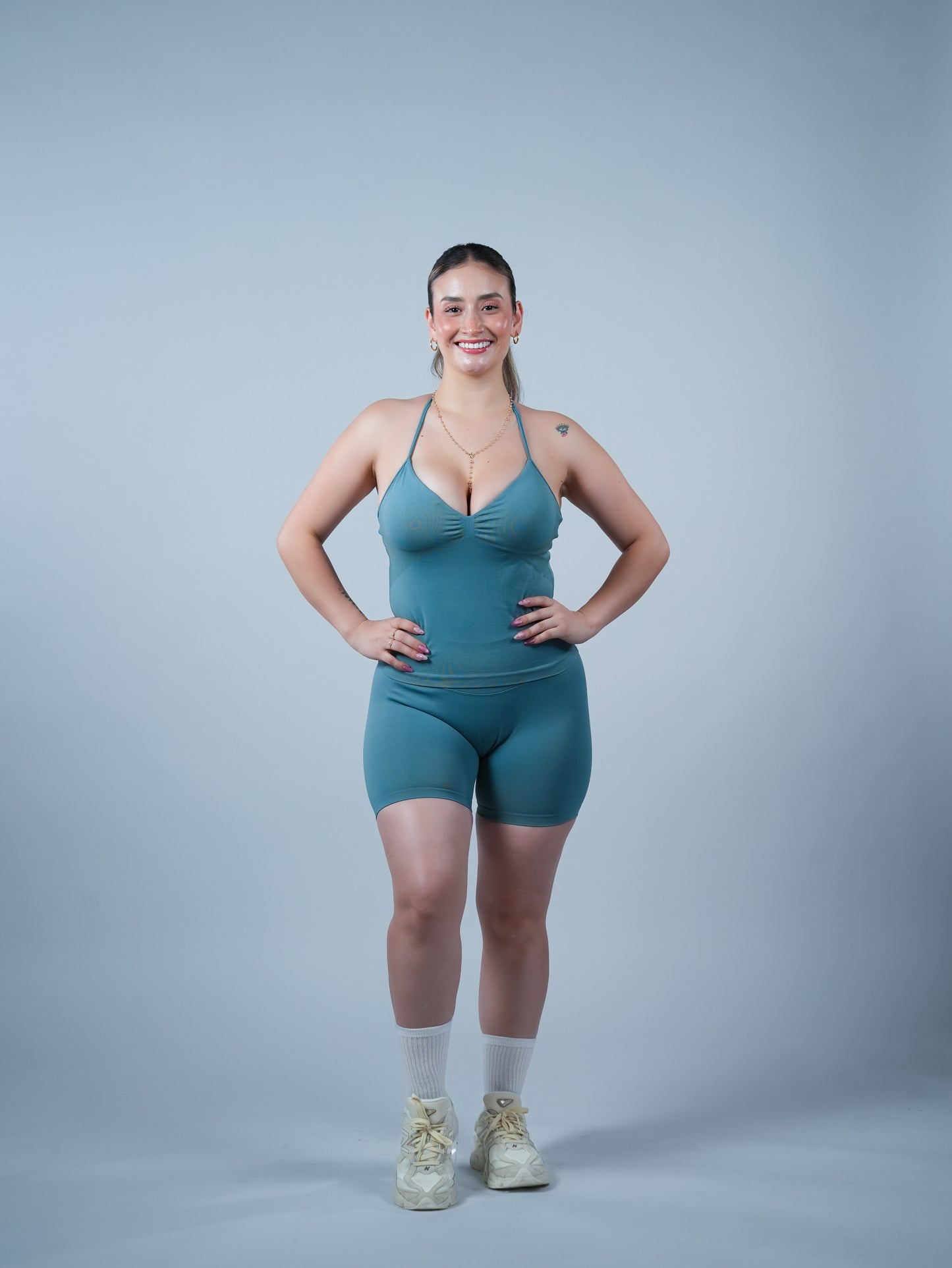 Set Workout Long Top Gray