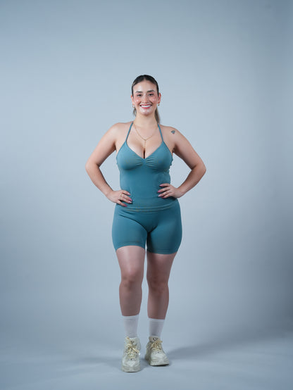 Set Workout Long Top Gray