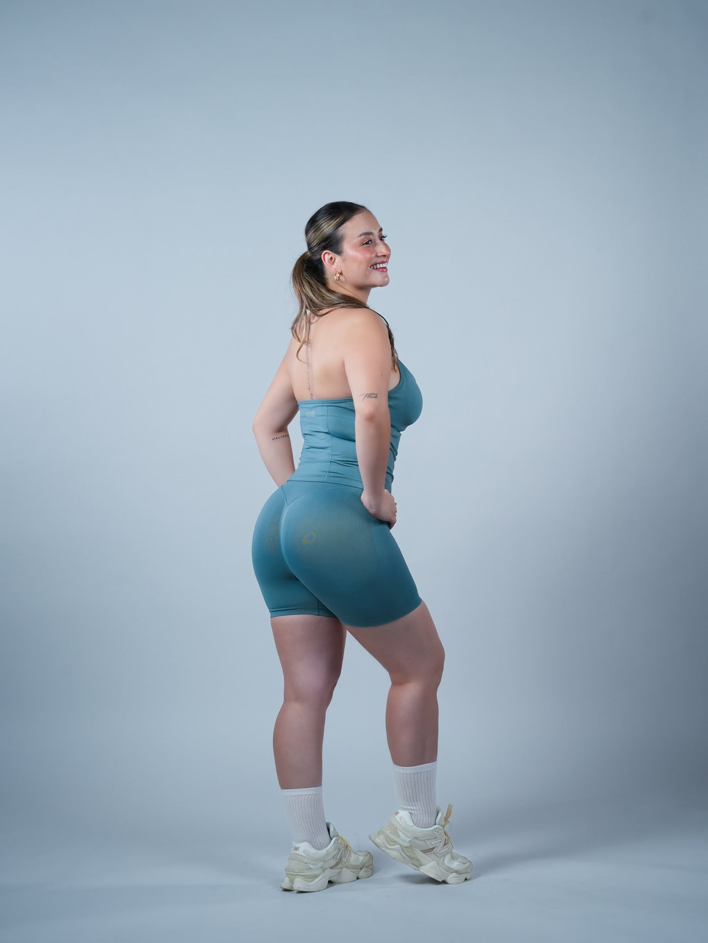 Set Workout Long Top Gray