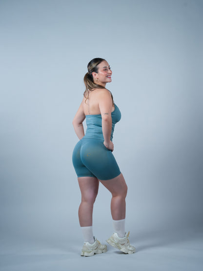 Set Workout Long Top Gray