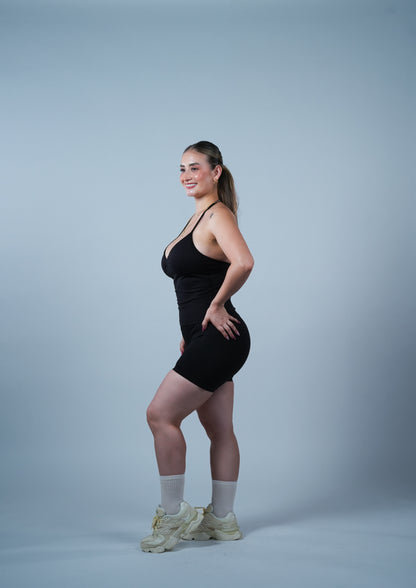 Set Workout Long Top Black