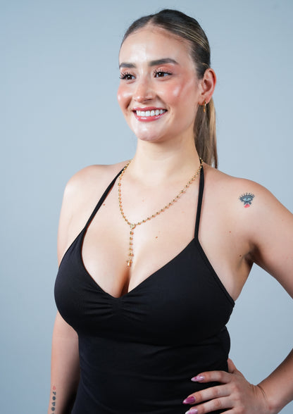 Set Workout Long Top Black