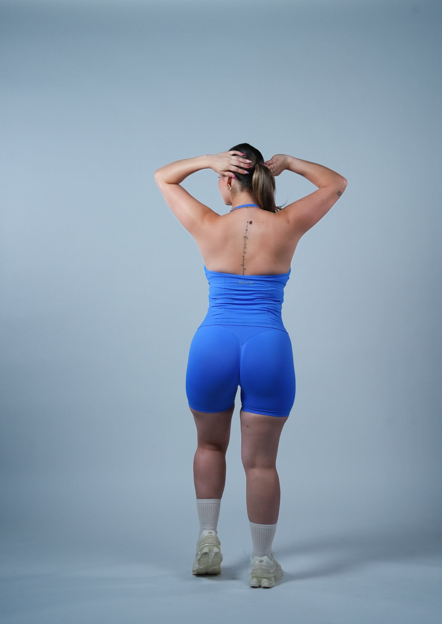 Set Workout Long Top Blue